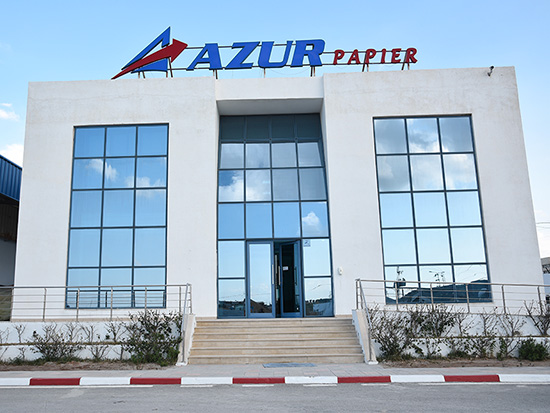 azur papier